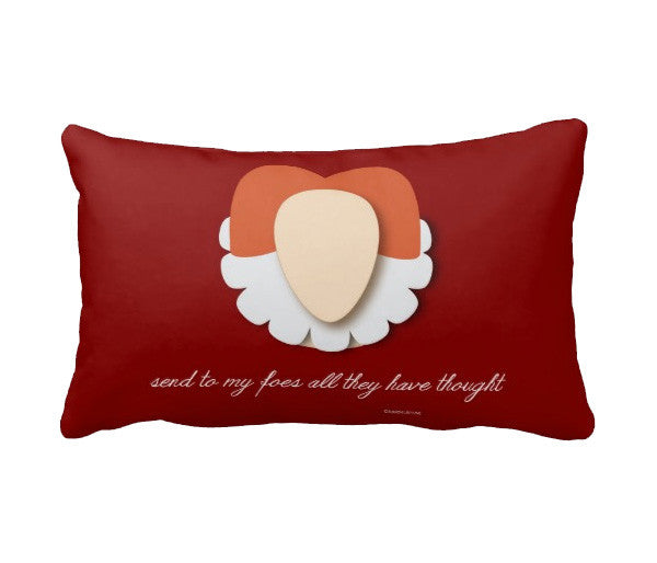 Elizabeth I "Send to my Foes" Accent Pillow