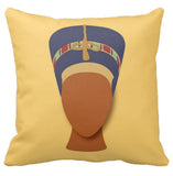 Nefertiti Square Pillow
