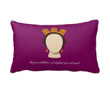 Queen Victoria "the Possibilities of Defeat Do Not Exist" Accent Pillow