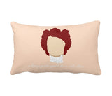 Sarah Bernhardt "A Being Apart From All Others" Accent Pillow